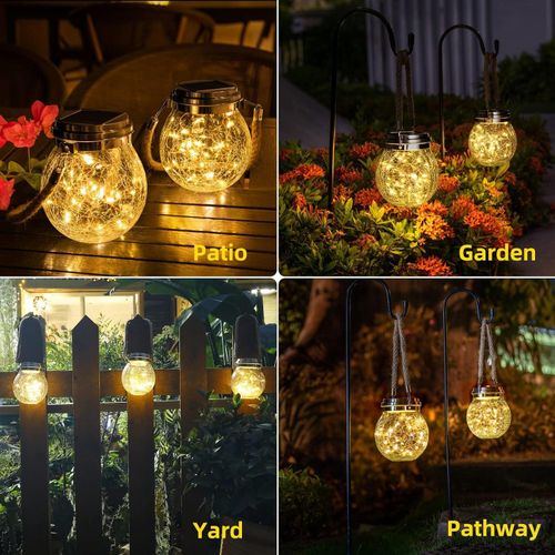 product_image_name-Generic-LED solar chandelier, garden lawn lamp, balcony decorative lamp, hanging tree lamp-7