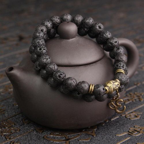 SN0580 Rasta Buddha Bracelet Lava Rocks Unisex Bracelet Gift For Him Reggae  Inspired Bracelet Healing Bracelet For Men From 21,23 € | DHgate