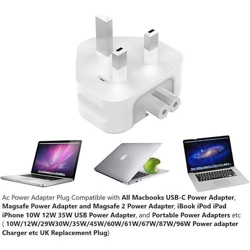 Generic Universal Ac Adapter Plug Head For Apple Macbook Ibook-iphone-ipod