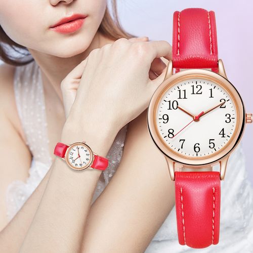 Leather wrist discount watch at jumia