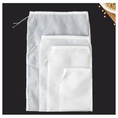 Generic REUSABLE DRAWSTRING CHEESECLOTH MESH SIEVE BAG CHEESE CLOTH - image 6