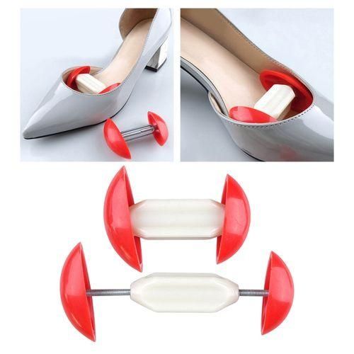 Generic 2x Shoe Stretcher Simple Widen Tools Plastic Stays Shaper For Ladies