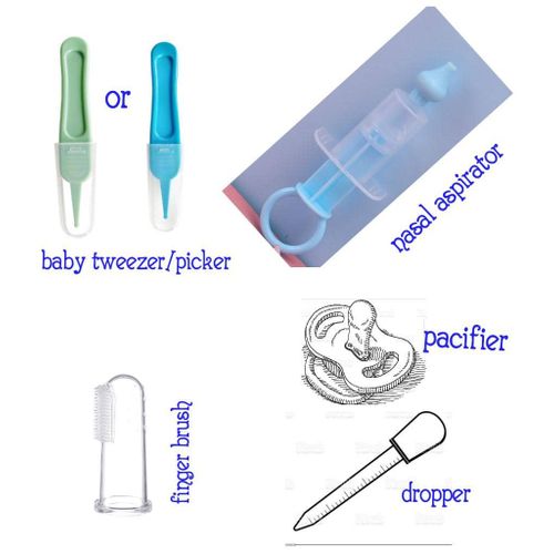 Tiny Remedies Baby Nasal Cleaner & Nose Tweezer Set