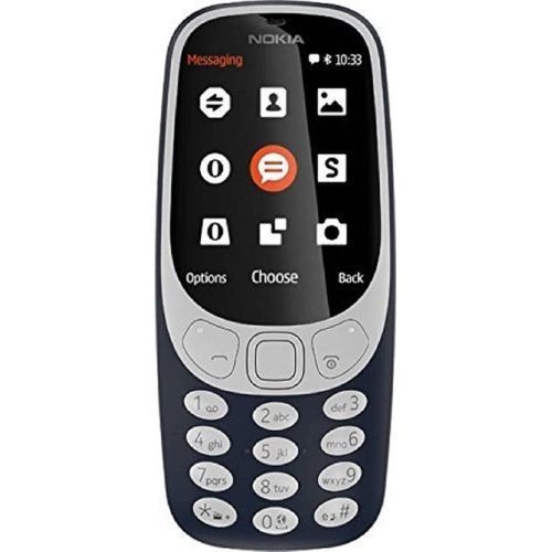 Nokia 3310 Classic Mobile Phone Dual SIM Long Of DARK BLUE