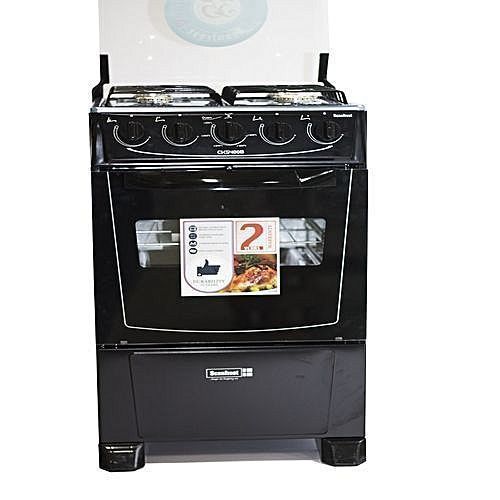 4 Burner Standing Gas Cooker With Oven – CK5400 Black