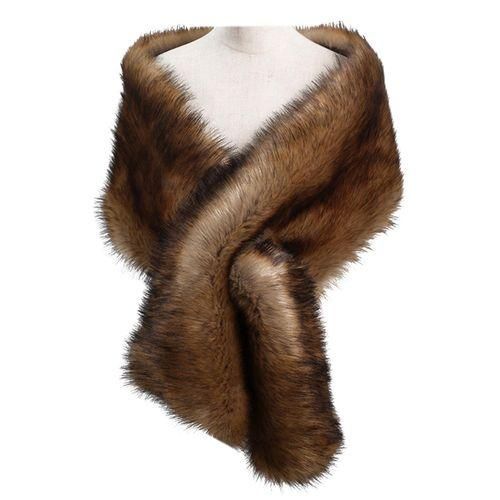 Touch of fur scarf online