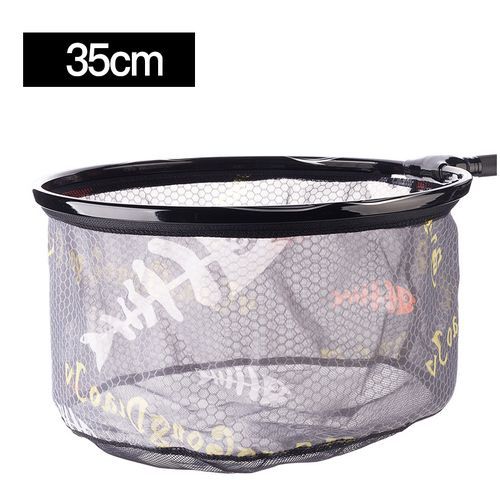 Fashion Fishing Folding Net Titanium Alloy Braille Head Round