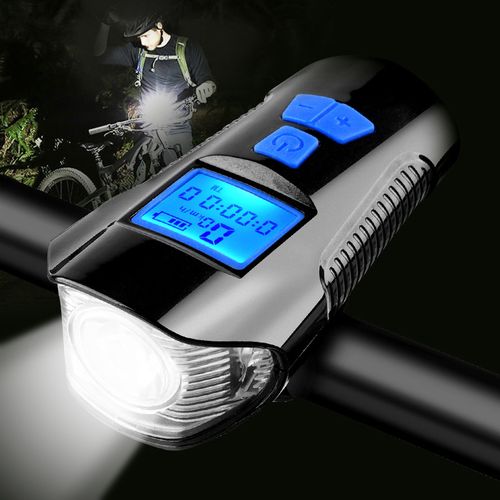 3 LED Bell Bike Bright Light Horns Ring Bicycle Safety Light Front Lam –  Fivebikes Store