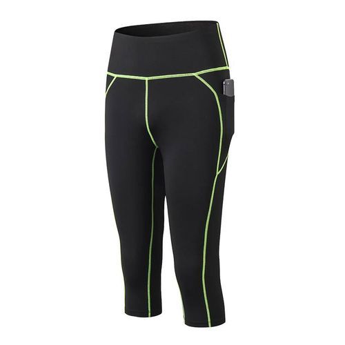 Fashion Women's Training Pants High Waist Pockets Fitness Running