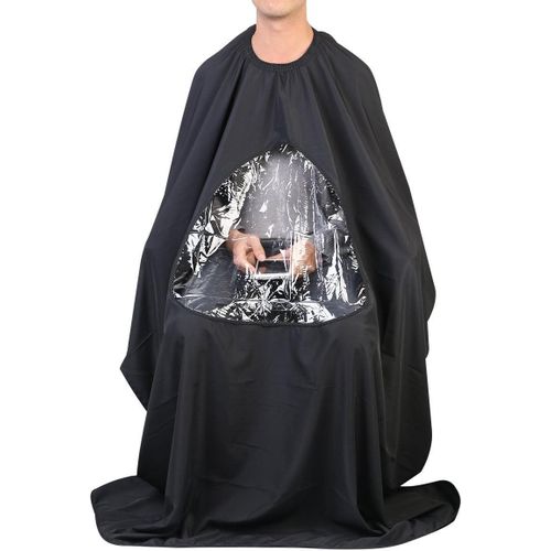 Generic Transparent Clear View Window Professional Hair Cutting Cape - image 4