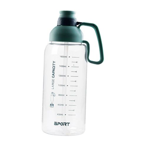 1pc Large Capacity Sports Water Bottle For Men & Women, Gym Fitness Bottle  1800ml