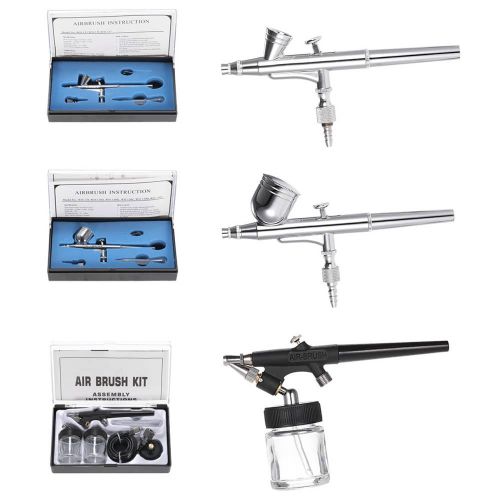 KKmoon Brand New Professional 3 Airbrush Kit With Air Compressor