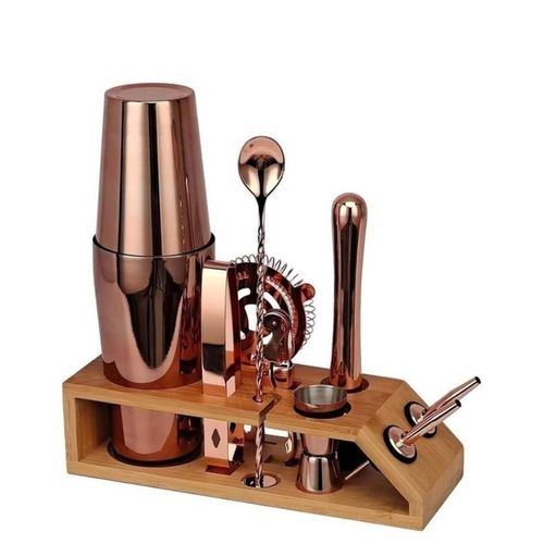 Generic  9 pcs stainless steel cocktail tools set - image 3