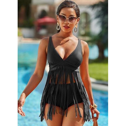 Girls Plus Size 2-piece Swim Suit With Optional Tankini