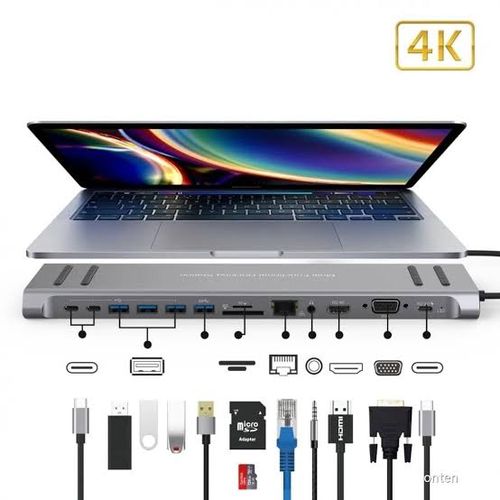 Onten Type C Adapter 13 In 1 Multi Function Expansion Hub - image 3
