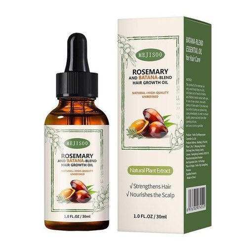 product_image_name-Generic-Rosemary Organic Hair Growth Oil -Fast Hair Booster Rosemary And Batana-Blend Hair Growth Serum Oil Unrefined Natural Hair Oil-1