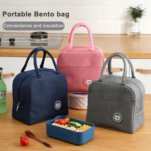 Generic Portable Lunch Box Ice Pack Tote Food Picnic Bags Cooler Bag  Thermal bag Insulated lunch bag For Women Kids Lunch Bags for Work