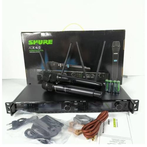 Generic SHURE ADX 400 DUAL HIGH QUALITY WIRELESS MICROPHONE - image 2