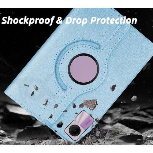 Generic 360 Degree Rotation Case & Screen Protector for Redmi Pad SE (11-Inch) - Sky Blue - image 2