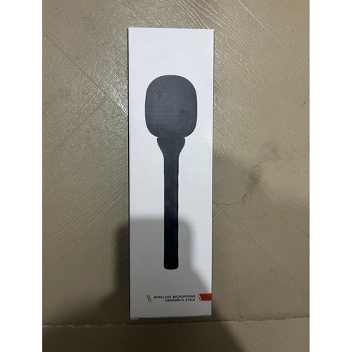 product_image_name-Generic-Wireless Microphone Handle Stand for Interviews, Podcasts, TV, XLR Connector, Podcast Accessories. ( Black ) -1