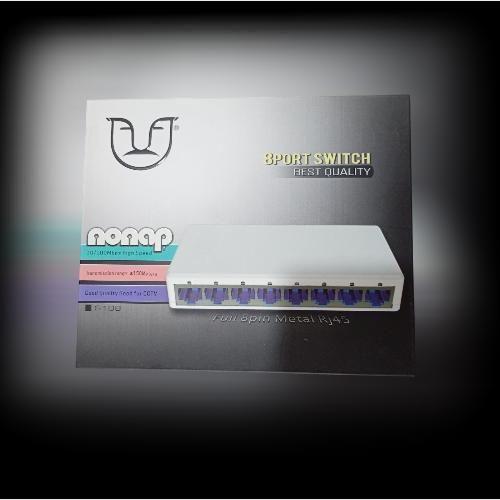 Generic 8 Port Switch Full 8pin Metal RJ45
