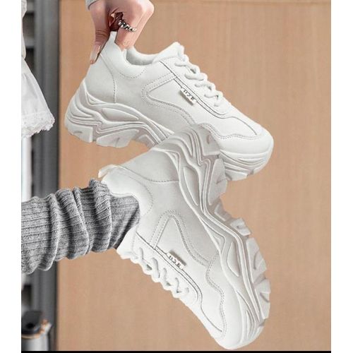 product_image_name-Fashion-HZB Ladies Sneakers - Whte-1