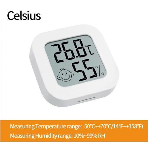 LCD Digital Thermometer Hygrometer Indoor Room Electronic Temperature  Humidity Meter Sensor Gauge Weather Station For Home