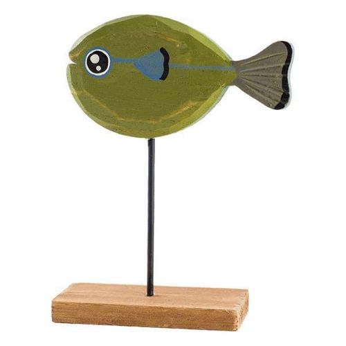 Generic Wooden Base Christmas Kids Living Room Fish Decor