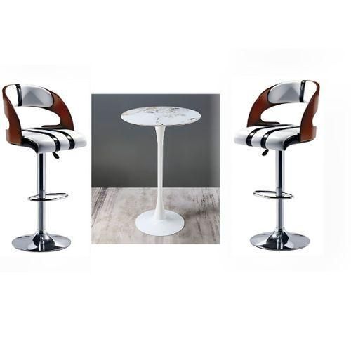Generic Set Of Bar Stools And Table