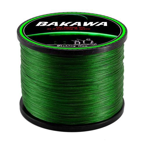 Generic 8 Strands Braided Fishing Line Multifilament Pesca Carp Weave Sea  Saltwater 100% PE Olive Green