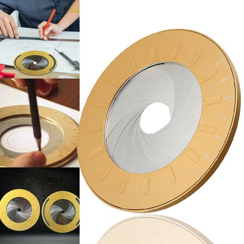 Round Stainless Steel Compas Circle Drawing Tool School Ruler Set Geometry  Compass Professional Drawing Compas Adjustable
