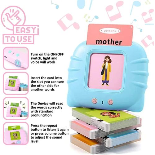 Generic Talking Flash Card Reader for Toddlers Kids - image 2