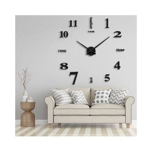 Generic 3D Wall Clock DIY Large Modern Design Decal - image 2