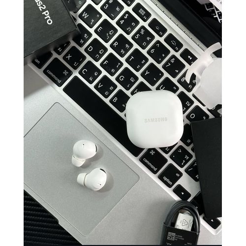 product_image_name-Samsung-Galaxy Buds 2 Pro – True wireless earbuds with 24-bit Hi-Fi sound, Active Noise Cancellation, 360 Audio Headset , seamless Galaxy Headphone,  ecosystem connectivity  ( White )-4