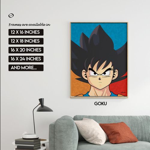 product_image_name-Generic-Framed GOKU Dragon Ball Wall Art Picture Frame-2