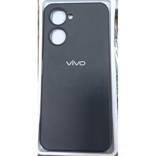 product_image_name-Generic-Vivo Y03, silicone back case cover black-1