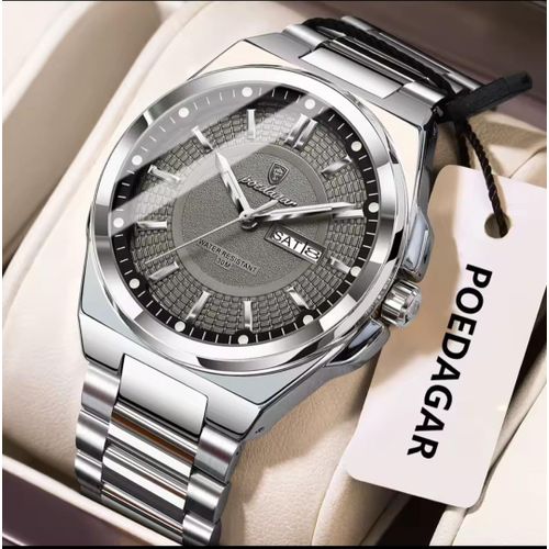 product_image_name-POEDAGAR- Men luxury Bracelet Chronograph Watch -1