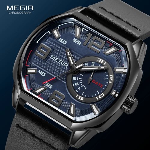 Megir New Fashion Business Sports Leather Strap Quartz Men s Watch Jumia Nigeria