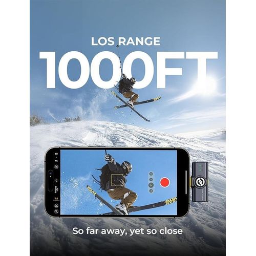 Generic Lark1 M2 Mini Combo Hollyland Wireless Mic for iPhone/Camera/Android/PC 300m Range, ANC Microphone 40h Use, YouTube, Vlog (2TX + 2RX + Charging Case) - image 6