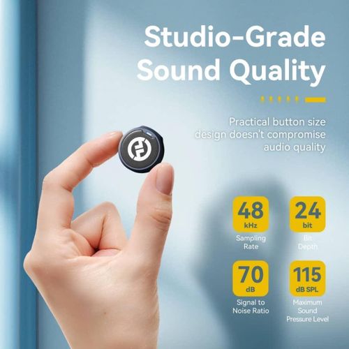 Generic Lark1 M2 Mini Combo Hollyland Wireless Mic for iPhone/Camera/Android/PC 300m Range, ANC Microphone 40h Use, YouTube, Vlog (2TX + 2RX + Charging Case) - image 7
