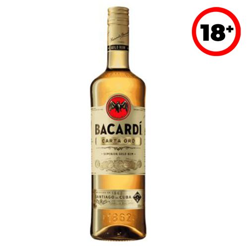 Bacardi Carta Oro Superior Gold Rum 75cl