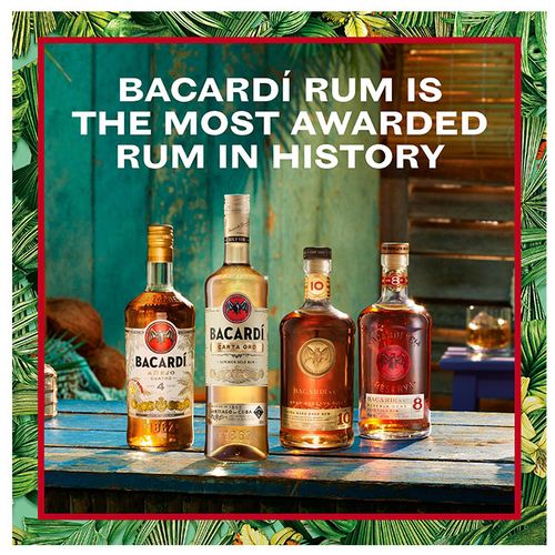 Bacardi Carta Oro Superior Gold Rum 75cl - image 6