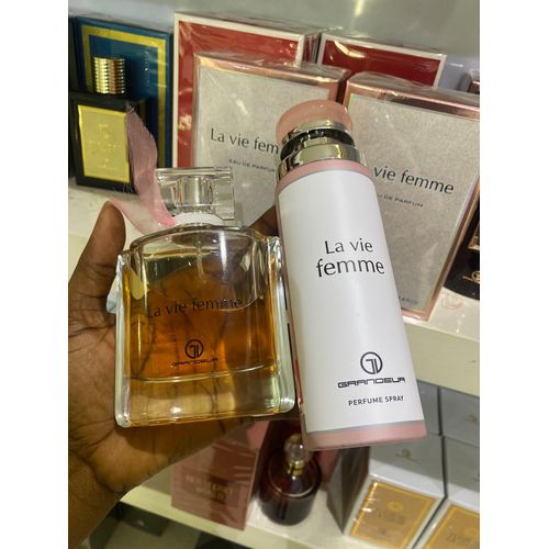 Grandeur La Vie Femme Perfume & Body Spray Combo for Women
