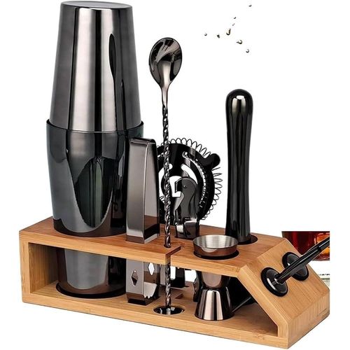 Generic 9 pcs stainless steel cocktail tools set - image 2