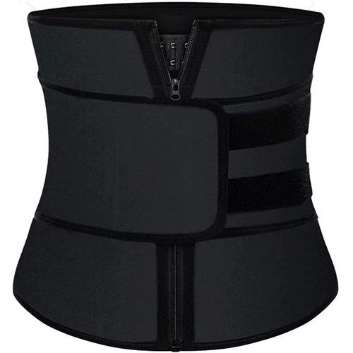 Fashion (Single Belt - Black,)NEENCA Waist Trainer Corset Waist Support  With Adjustable Magic Wrap For Women Trimmer Belts Belly Shaper Belly Fat  Girdle MAA