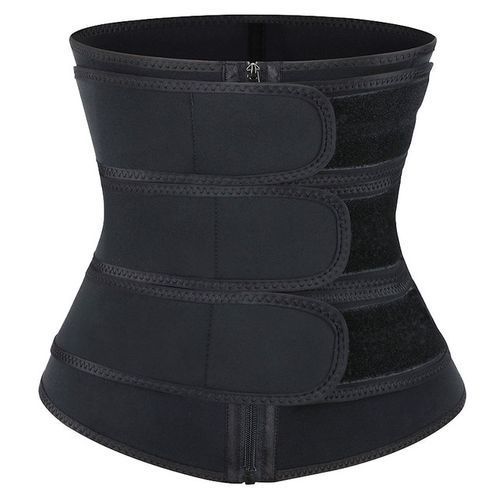 Fashion (Black,)Sport Girdle Corset Sweat Girdle Soft Elastic Slim