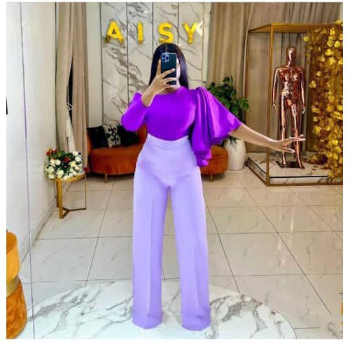 Fashion Trending Ladies 2set/ Top And Pant