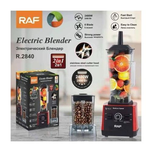 RAF 2-IN-1 Multifunctional Wall Breaking Blender-2400W