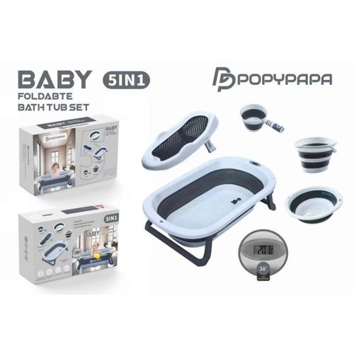 Generic 10in1 Foldable Baby Bath Tub Set With Washing Machine