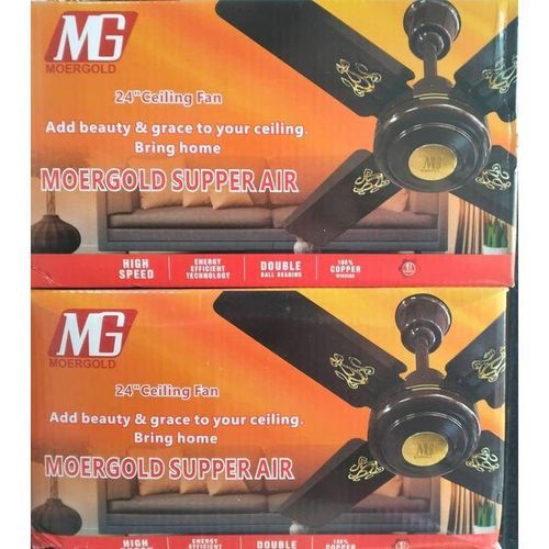Generic Moer Gold 24" Ceiling Fan – High Speed, Energy Efficient & 100% Copper Winding